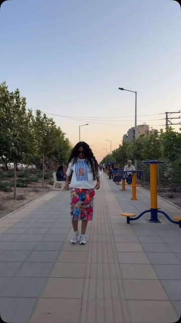 تیشرت باکسی نخی پنبه‌ای
